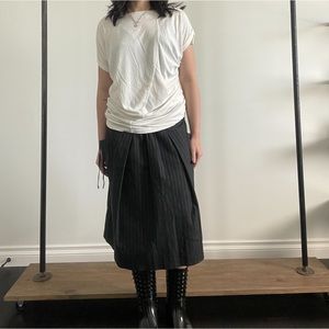 Cargo midi skirt